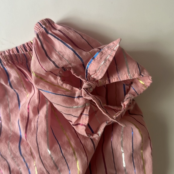 Oshkosh Bigosh Pink Jumper with Metallica Stripes - Picture 3 of 4